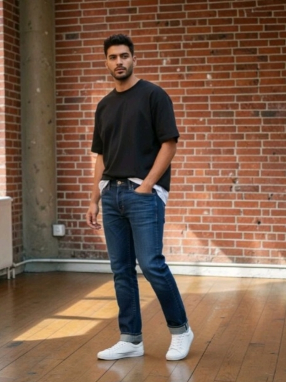 Lucky Brand 110 Selvedge Jeans 33x32 Candiani Italy Skinny Maers Way Dark EUC - Picture 3 of 8